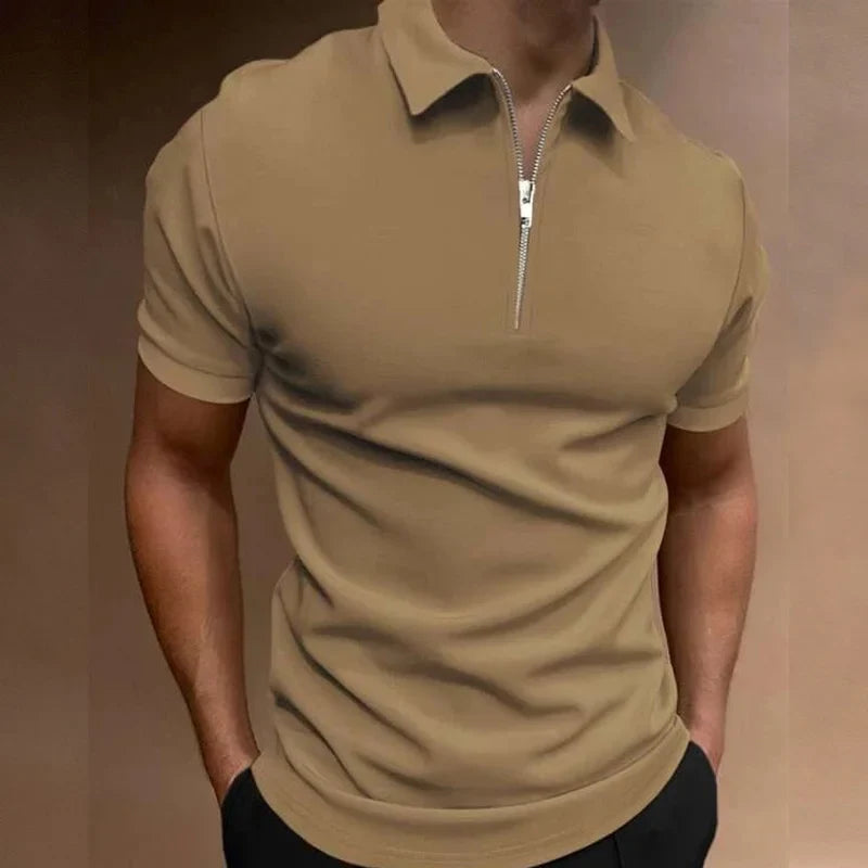 Beau™ | Half Zip Polo Shirt – elegant met een urban edge