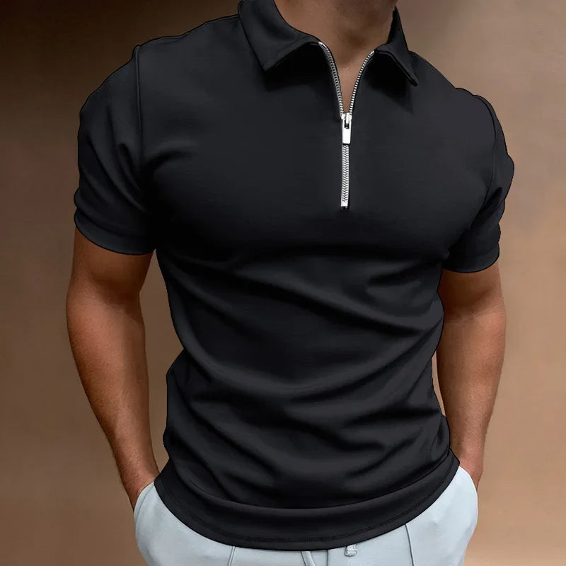 Beau™ | Half Zip Polo Shirt – elegant met een urban edge