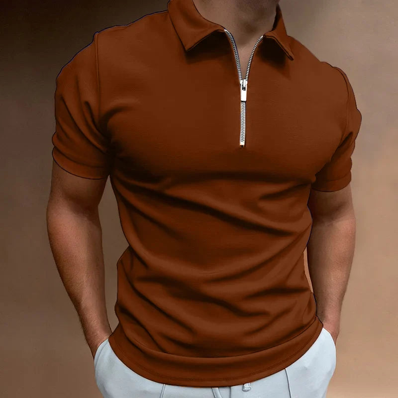 Beau™ | Half Zip Polo Shirt – elegant met een urban edge