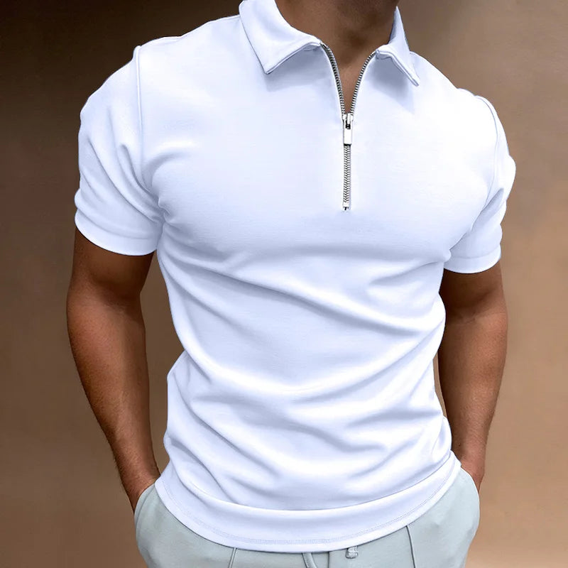 Beau™ | Half Zip Polo Shirt – elegant met een urban edge