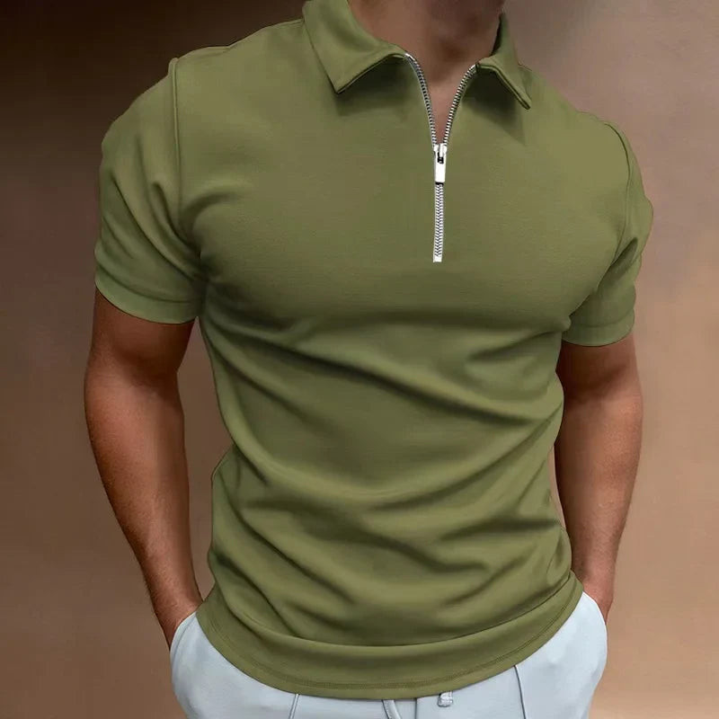 Beau™ | Half Zip Polo Shirt – elegant met een urban edge