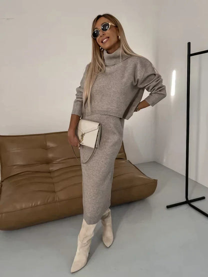 Chloé™ - Jurk met bijpassende coltrui