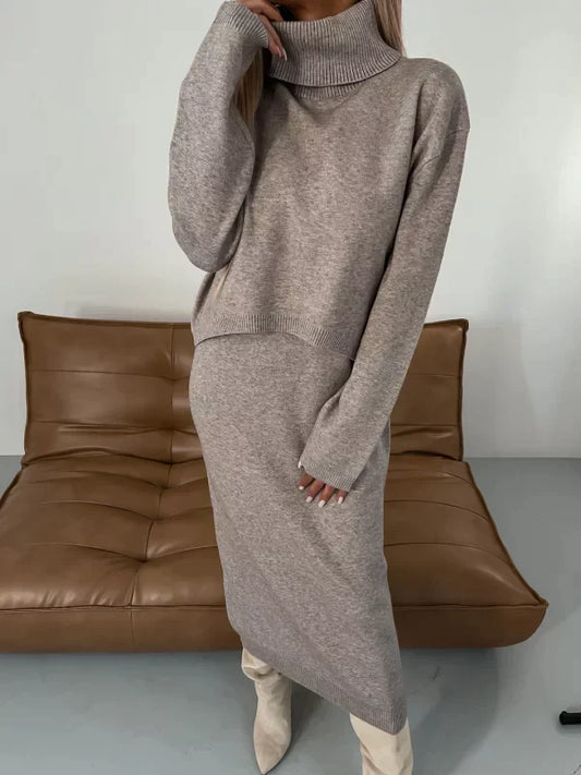 Chloé™ - Jurk met bijpassende coltrui